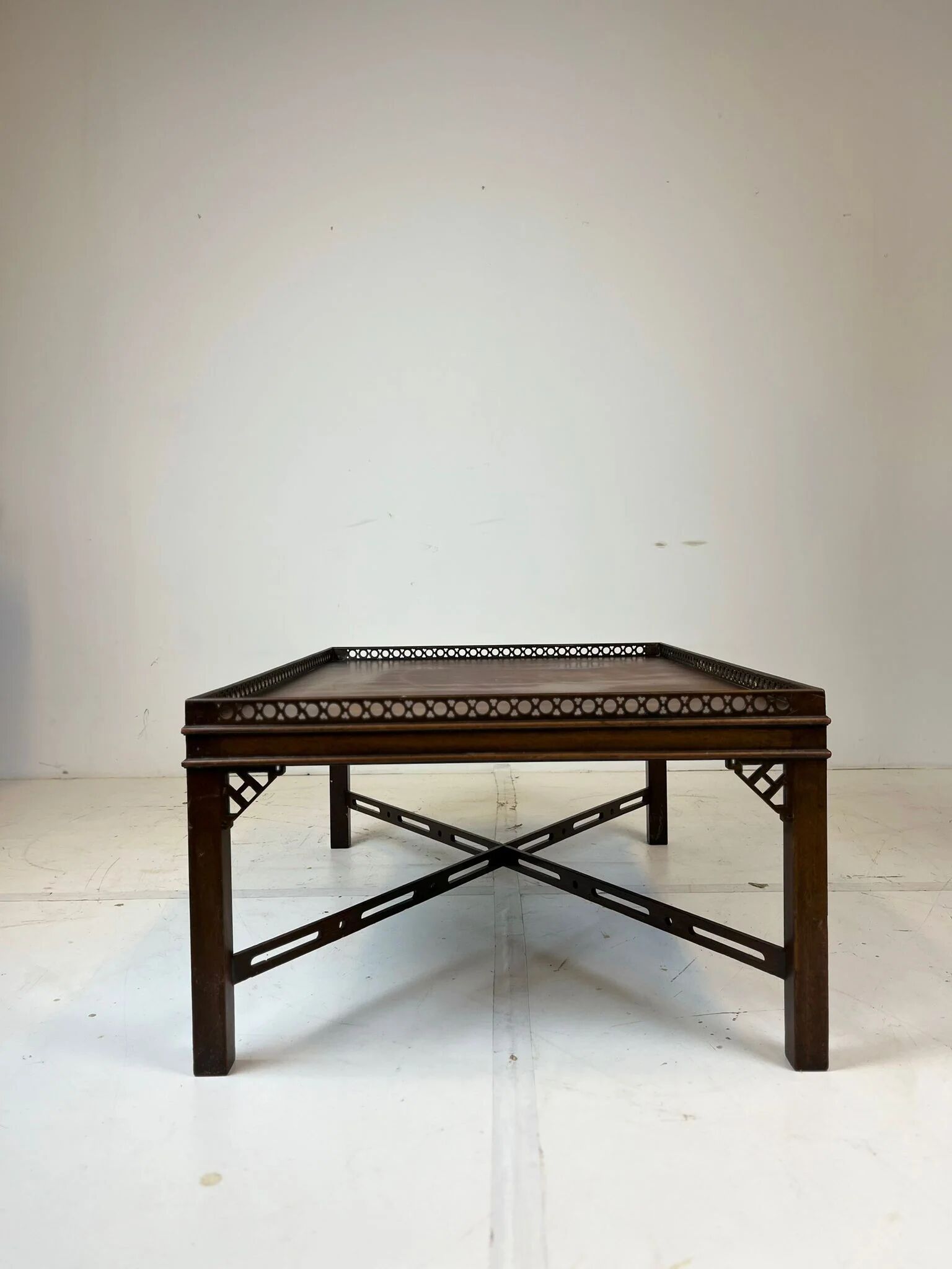 Mahogany Chinese cocktail table