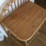 Rattan bedside