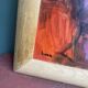 Painting “The girl with the tulips” signed Hanin