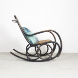 Classic Thonet bentwood rocking chair by Ton, 1950