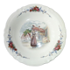 Large hollow faience dish of Sarreguemines Model Obernai
