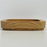 Solid wood bowl/plateau – vintage Scandinavian design – Sweden