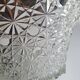 Cut glass salad bowl