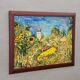 Women’s Island / Chiemsee with monastery and garden, 1994 – Oil painting by Alexander Michael