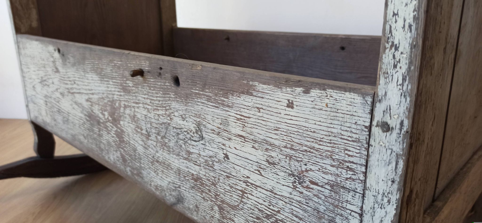 Old, antique cradle.