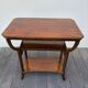 Art Nouveau side table in walnut