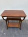 Table d'appoint art nouveau en noyer