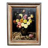 Tableau "Nature morte aux fleurs".