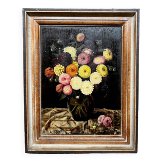 Tableau "Nature morte aux fleurs".