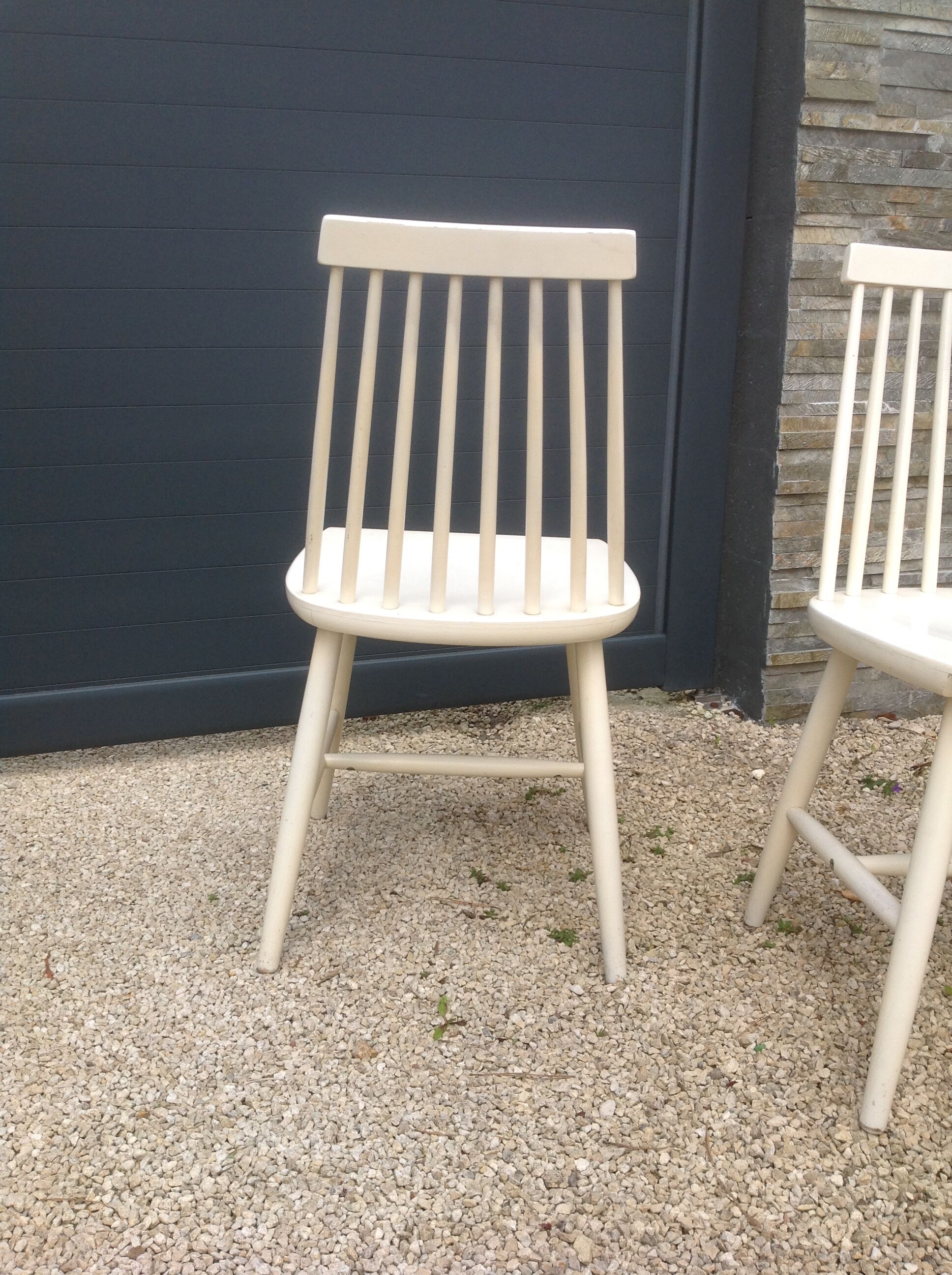Set of 4 scandinavian style chairs