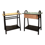 Pair of small tables from the 1960s