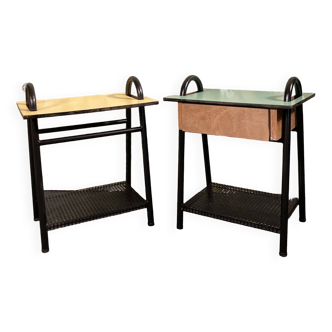 Paire de petites tables des années 1960