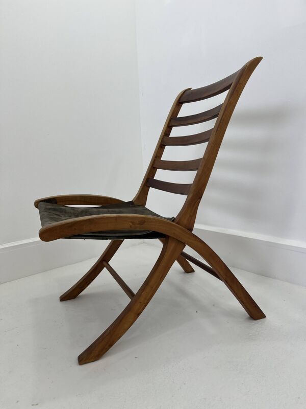 Fauteuil de salon vintage en cuir, années 1970