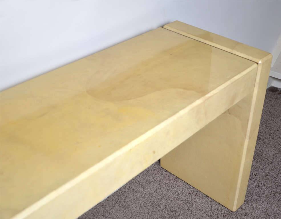 Console en parchemin