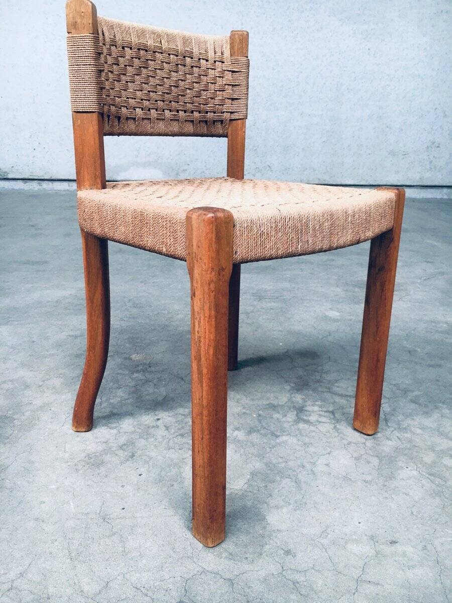 Mid-Century Rope Side Chair, Sweden, 1960s