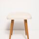 Light Beige Stool Mid-Century Modern, Europe, 1960s