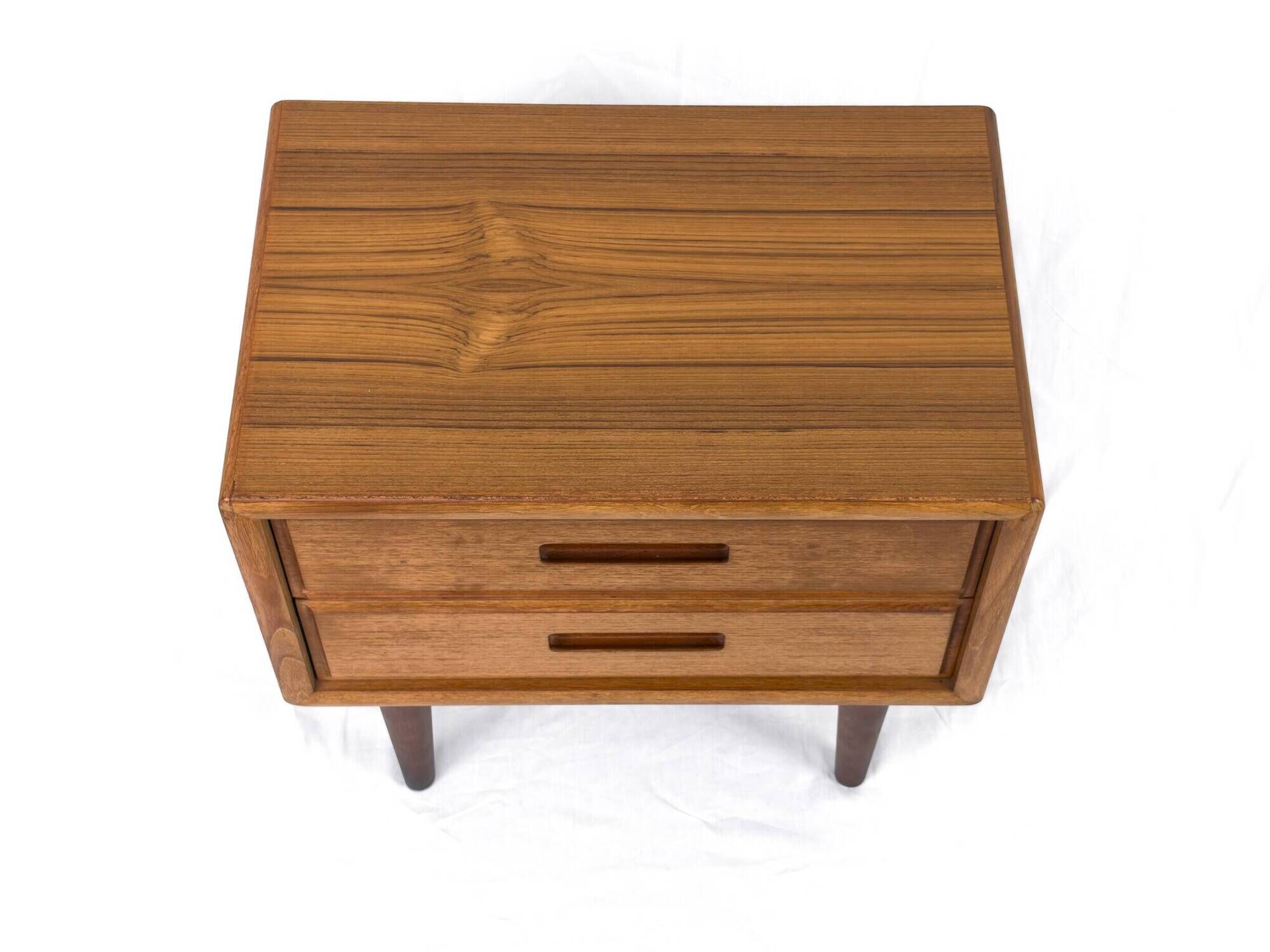 Vintage teak bedside table, 1960s