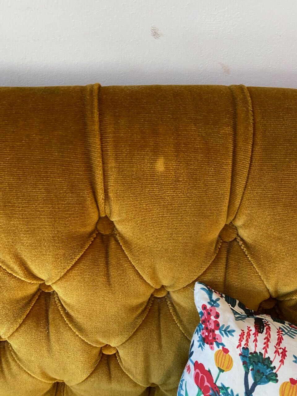 Old gold toad bench