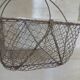 Old metal basket