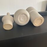 Serie 3 vintage ceramic vases