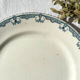 Round plate terre de fer salins model parmentier made in france