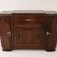 Art Deco buffet in carved wood and black marble, 1930s