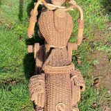 Harley Davidson wicker sculpture