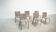 Set of six Italian dining chairs by Cidue
