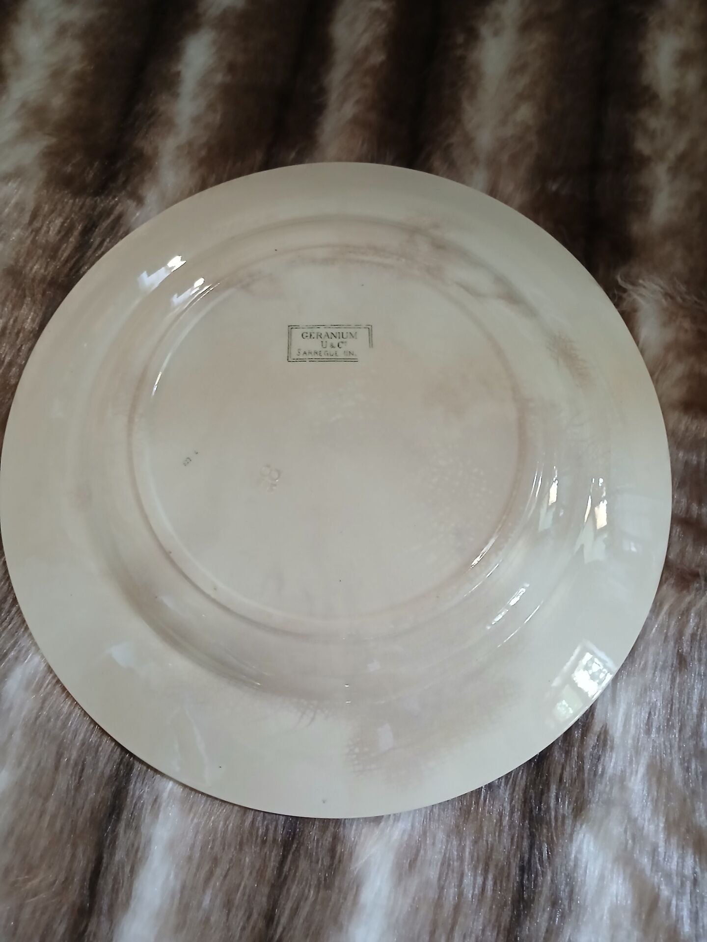 3 plats anciens en Terre de fer U&C Sarreguemines