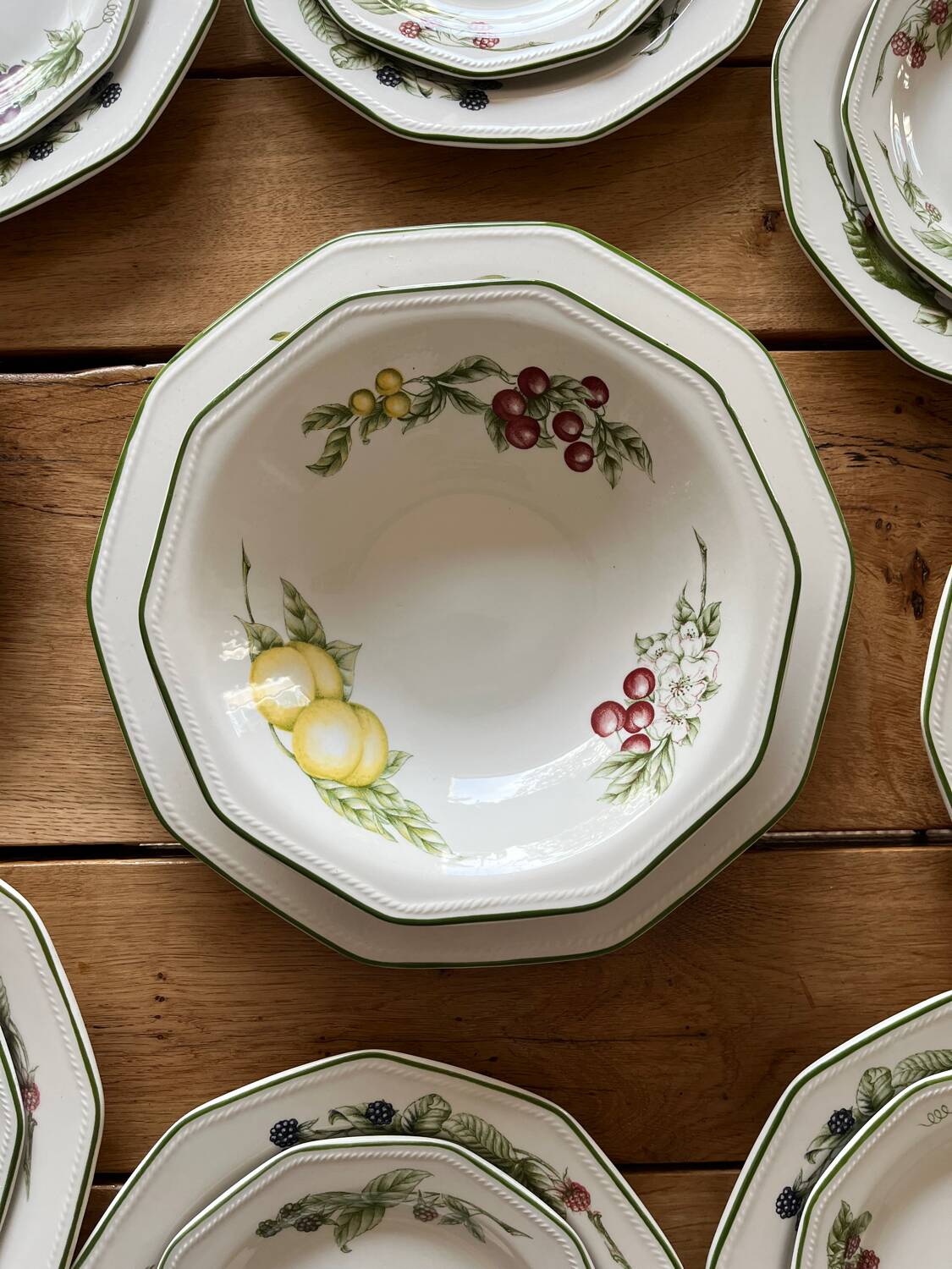 Service vaisselle anglaise