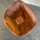 Vintage salad maker signed in Scandinavian Olive Wood