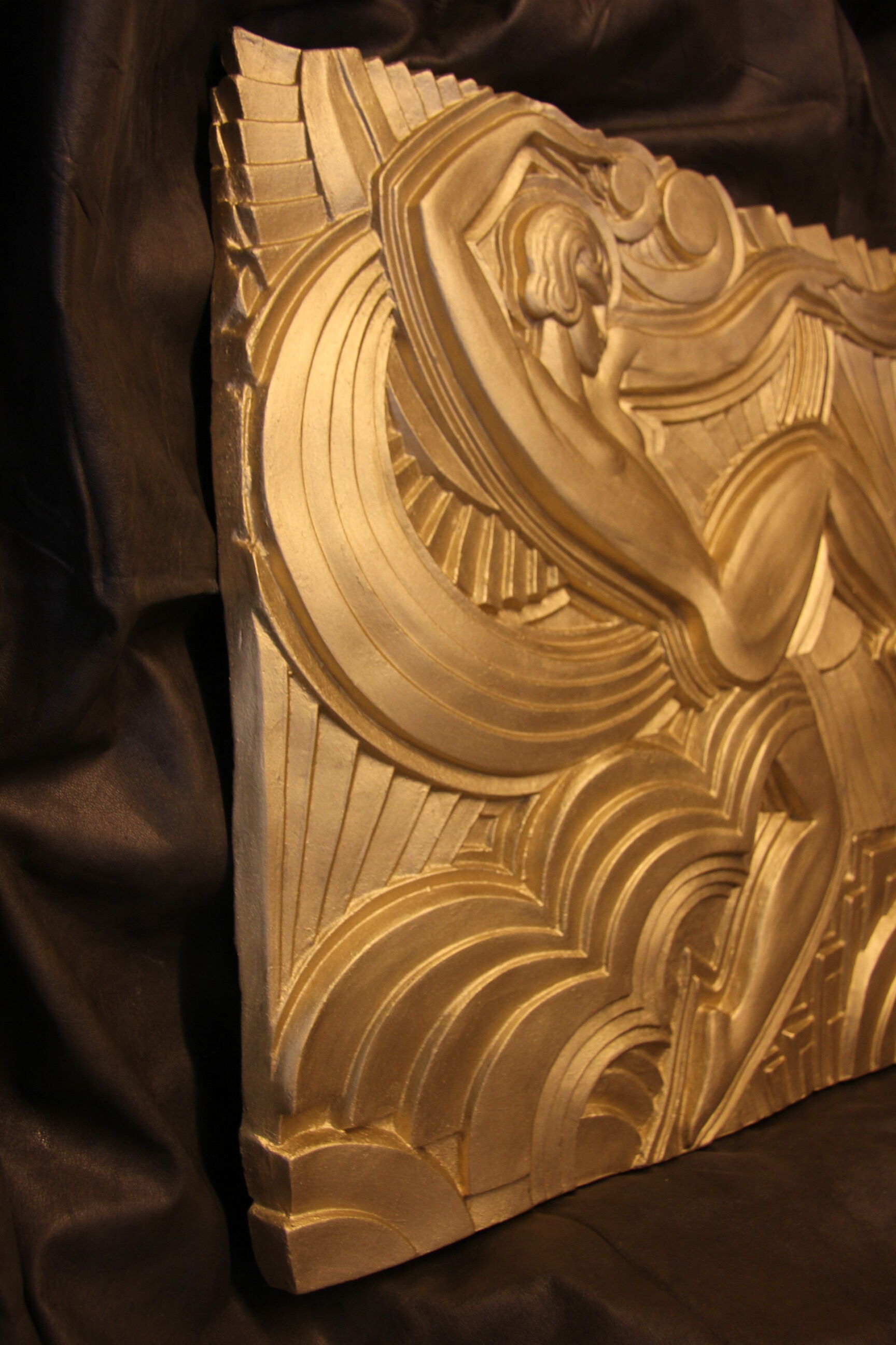 Art deco bas-relief folies bergères paris