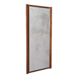 Mid-Century German teak wall mirror from FF Geschliffen , 1960s