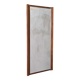 Mid-Century German teak wall mirror from FF Geschliffen , 1960s