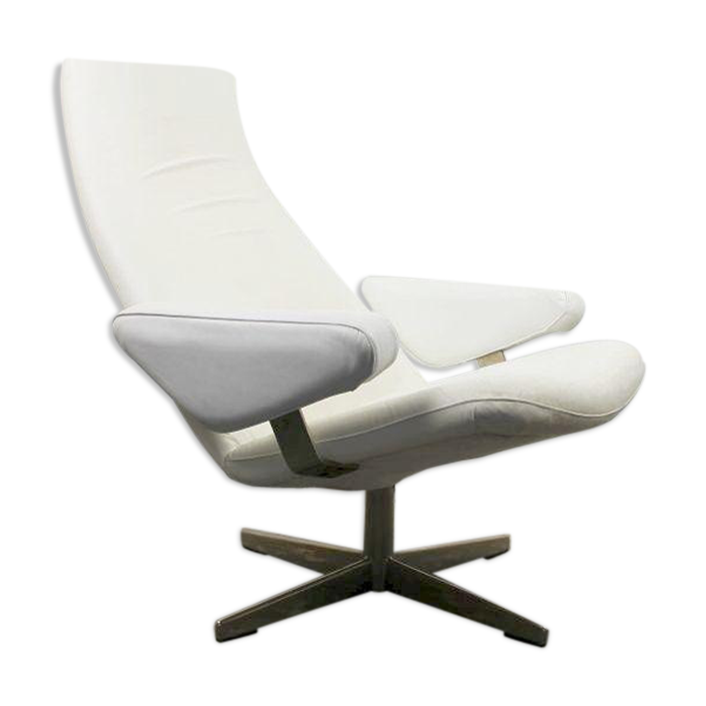 Rocking chair Roto Contourett by Alf Svensson for Dux 1962