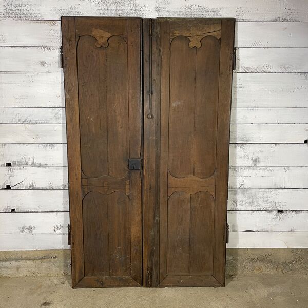 Portes armoire en chêne