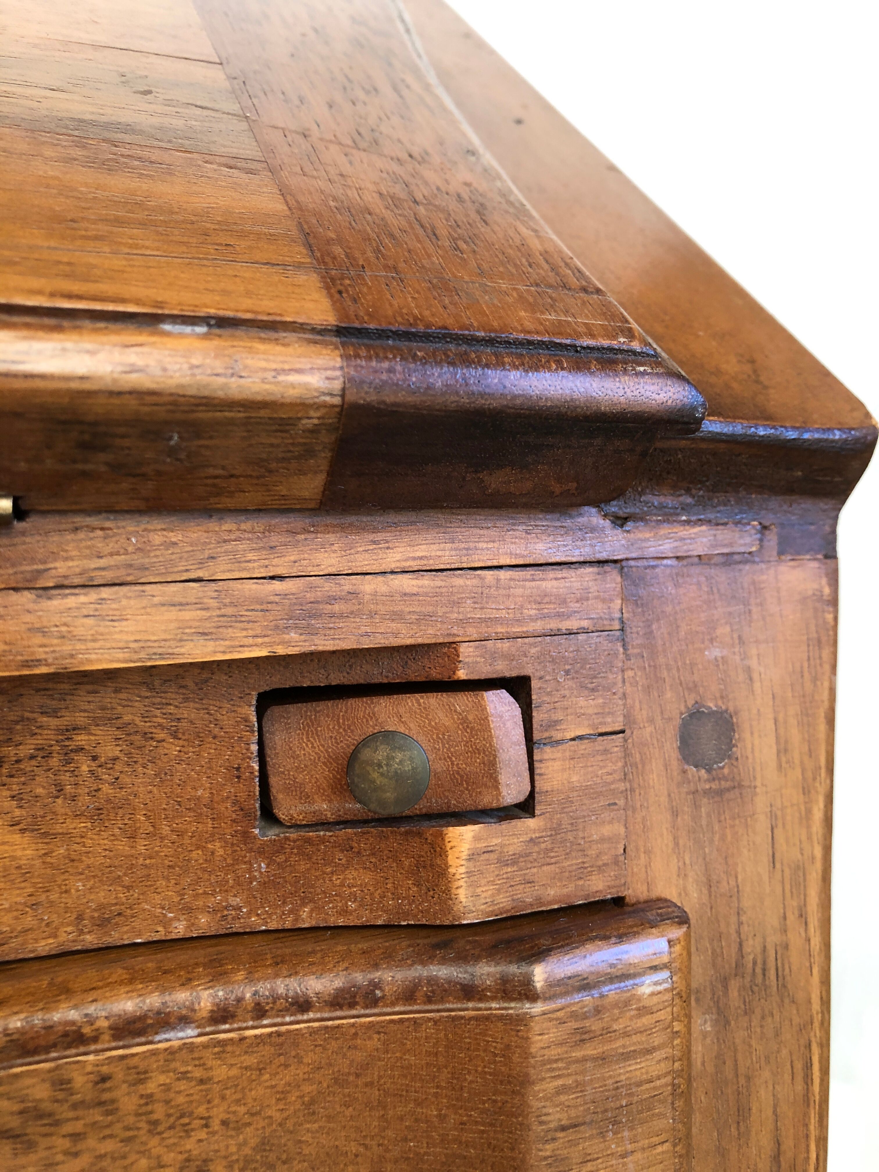 Louis XV donkey back desk in oak