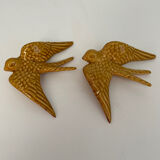 Ceramic swallow set of two