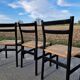 4 Gessef chairs by the Consorzio Sedie Friuli manufacturer.