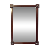 Mid-Century Rectangular Wooden Mirror