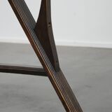 Dutch dining table/folding table from the 20th century 105cm diameter