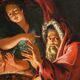 Great 18th century painting, allegory of winter