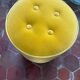 Velvet pouf stool India Mahdavi