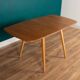 Retro Blonde Ercol Model 383 Dining Table & Four Model 370 Windsor Kitchen Dining Chairs