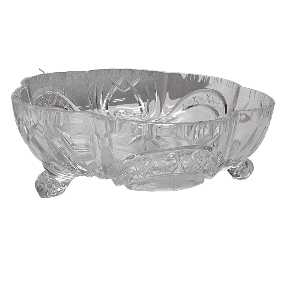 Vintage Crystal Bowl, 1950s