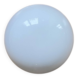 Applique murale opaline plafonnier ancien demi sphérique demi lune 25 cm en