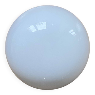 Opaline wall sconce, antique ceiling light, semi-spherical, half-moon shape, 25 cm