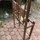 Old wooden entrance coat rack