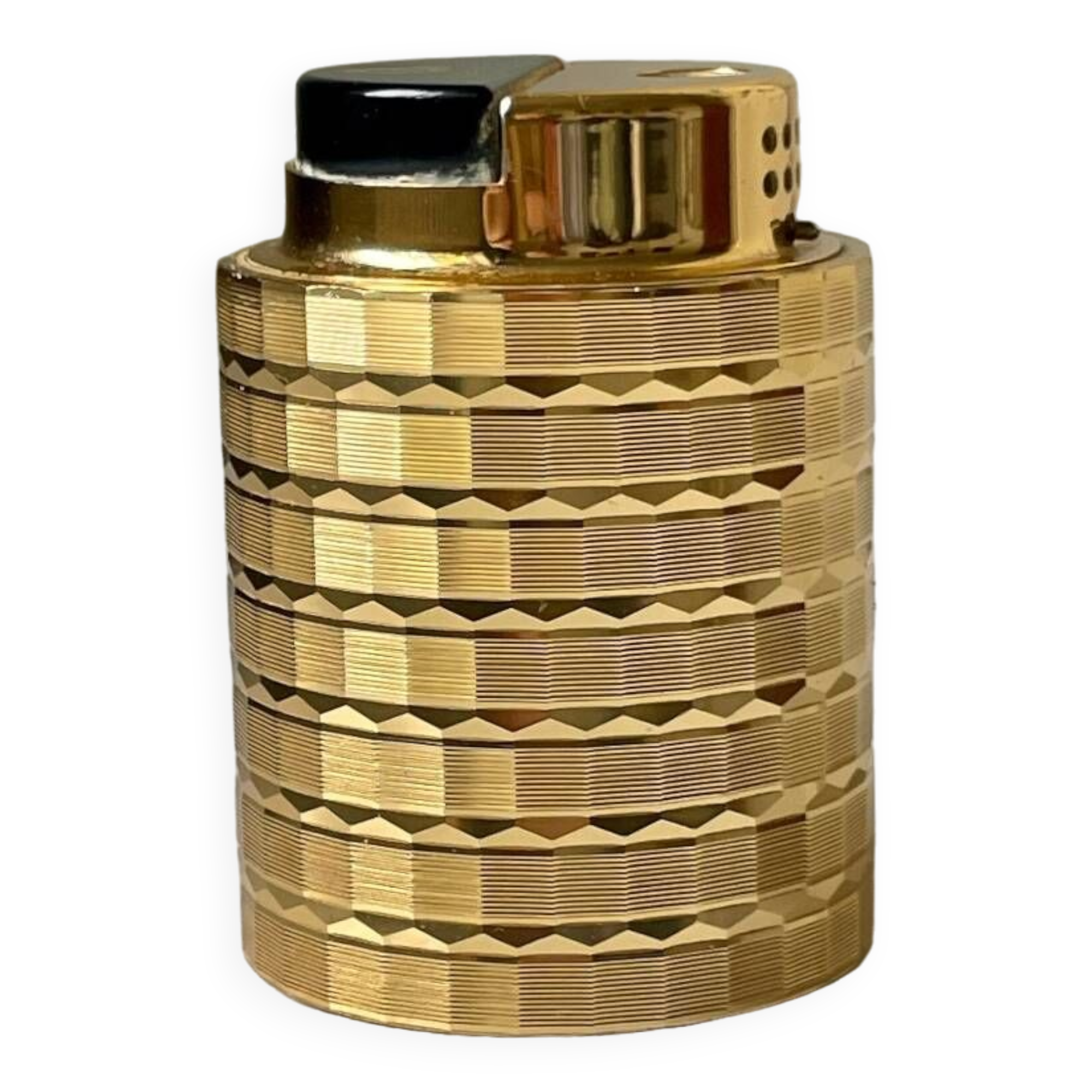 Vintage KOEI  Japan  Gilded Metal Unitron Table lighter