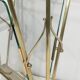 Brass and Transparent Glass Magazine Rack by Maison Jansen